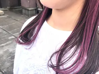 セミロング カラー カット✂️カラー🌈 はお任せ✨　芳賀　要のヘアスタイル