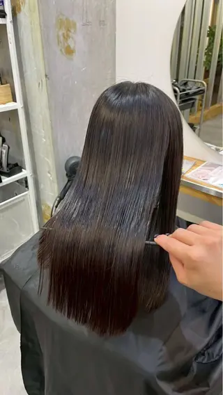 ミディアム リキ/縮毛矯正🫧 /メンズカット💈のヘアスタイル