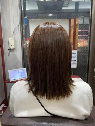 ミディアム 福田 秀好のヘアスタイル