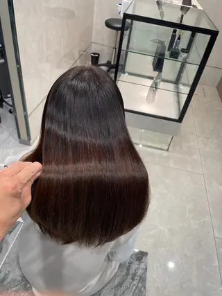 セミロング ハルキミナトジャパン所属・藤田優介 [大宮/縮毛矯正]のヘアスタイル