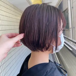 ショート カラー パーマ美容師 hanaのヘアスタイル