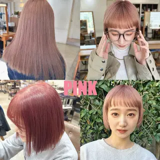 カラー ❤️アヤカ Wカラー ボブ レイヤー❤️のヘアスタイル