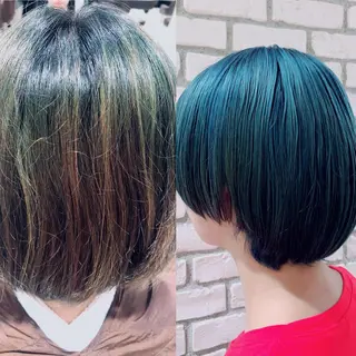 ショート カラー grow北千住店所属・ハイトーン✨最新髪質 改善👩ryuyaのヘアスタイル
