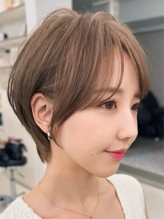 ショート 似合わせのプロ🌿 ショート/銀座/れんのヘアスタイル