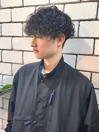 ショート パーマ メンズ men’s salon NOA solte. 【メンズサロン ノアソルテ】所属・メンズパーマ職人 加藤 弘貴のヘアスタイル