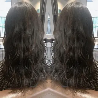 ロング カラー 韓国🇰🇷 ✂︎hair 内田愛のヘアスタイル