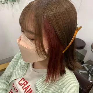 ミディアム しば たのヘアスタイル