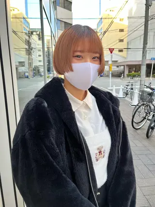 ショート ショート/パーマ/ カラー/FUKOのヘアスタイル