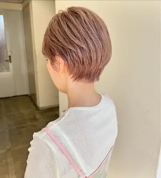 ショート カラー ショート/ボブ専門 宮脇美奈/南船場のヘアスタイル