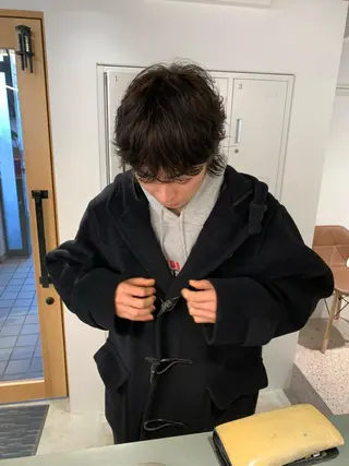 ショート カラー パーマ メンズ TONUKOA RUA下北沢店【トヌコア ルア】所属・丸山璃子 /パーマ/レイヤーのヘアスタイル