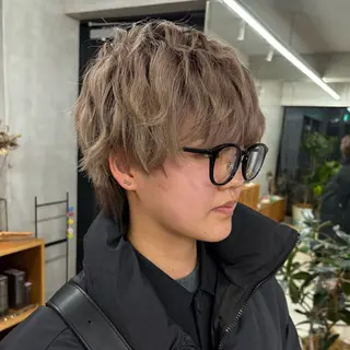 カラー メンズ 【ブリーチ特化】 イマダナツミのヘアスタイル