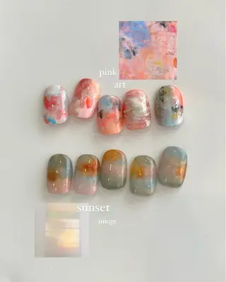 ネイル LETTER_& SAKIのネイルデザイン