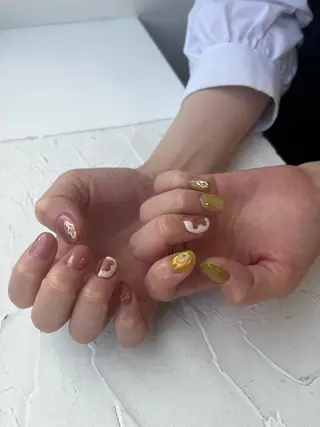 ネイル 小川 奈々花のネイルデザイン