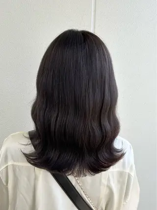 ミディアム カラー ヘアアレンジ 《暖色/韓国hair 》🇰🇷桑原ユキネのヘアスタイル