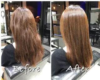 セミロング 💗艶カラー💗 CECILのヘアスタイル