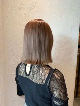 カラー 髪質改善/縮毛矯正/ ブリーチ/荊尾のヘアスタイル