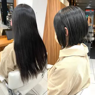 ショート パーマ 白髪ぼかし￤中央林間 ￤柳川拓哉のヘアスタイル