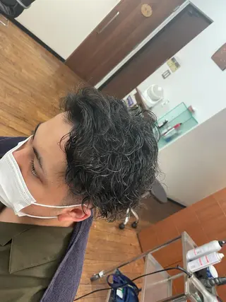 ショート パーマ メンズ 🌸髪質改善🌸 Shuhei🗝♠のヘアスタイル