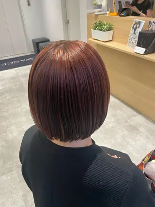 ショート カラー Zina【梅田】 /田中 沙弥のヘアスタイル