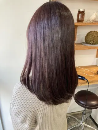 セミロング roka ノゾミのヘアスタイル