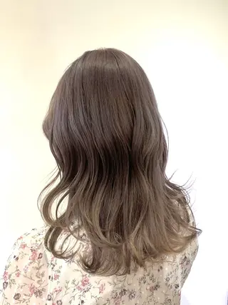 セミロング カラー メンズパーマ✨️村越 雄斗のヘアスタイル