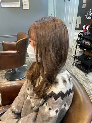 セミロング 🍒桜井 優華🍒のヘアスタイル