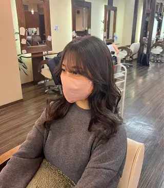 ミディアム カラー 💎森 ハリス誠一💎のヘアスタイル