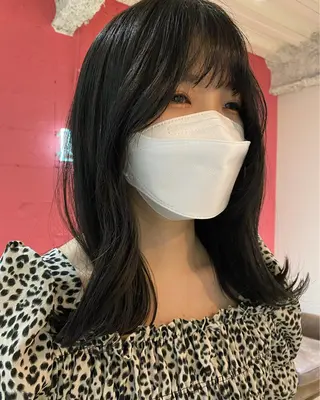 ミディアム 🇰🇷柔らか透明感 ／Miho🫧のヘアスタイル