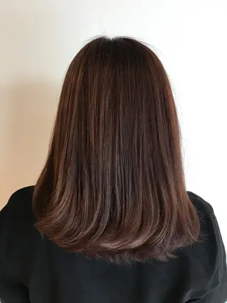 セミロング カラー ViaLa Hair 🌈すずきたくむ✂︎のヘアスタイル