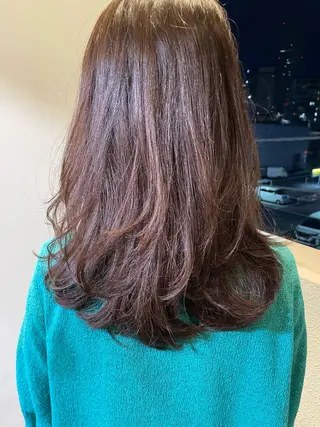 セミロング Toiro 横浜所属・🎀レイヤー/パーマ カラー/ai🎀のヘアスタイル