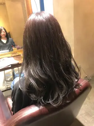 ミディアム カラー パーマ 🌈髪質改善💕 縮毛矯正✨青木まで✨のヘアスタイル