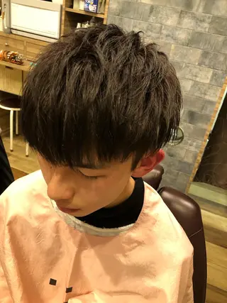 ミディアム メンズ 銀座マツナガ所属・立野 椋大のヘアスタイル