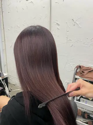 セミロング カラー 🍓URARA 🥀最強ハイトーン❤のヘアスタイル