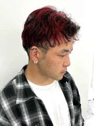 カラー メンズ ブリーチ/パーマ特化 / Miyuki🎨のヘアスタイル