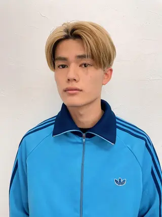 ショート カラー ✨メンズカット ニュアンスパーマ鷲野のヘアスタイル