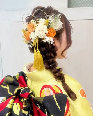ロング ヘアアレンジ 💎艶髪💎 町田莉彩のヘアスタイル