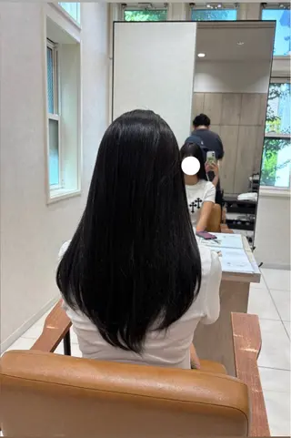 セミロング カラー モデル募集 moeのヘアスタイル