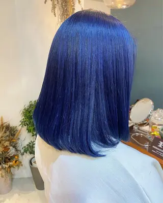 ミディアム カラー パーマ OVER→三軒茶屋 /縮毛矯正・髪質改善のヘアスタイル