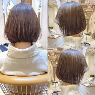 ショート カラー ツヤ髪になりたい方へ 🩷柴田知亜希のヘアスタイル