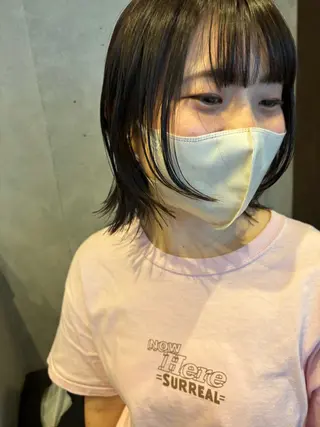 ショート カラー 池田理紗/メンズ カット/切りっぱなしのヘアスタイル