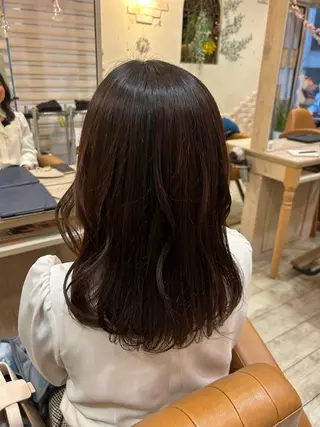 ミディアム ブリーチなしカラー 野々花🩰のヘアスタイル