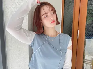 ミディアム カラー rubik's京橋 店のヘアスタイル