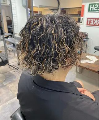 パーマ メンズ ボブとパーマの達人 美容室難民の方は是非のヘアスタイル