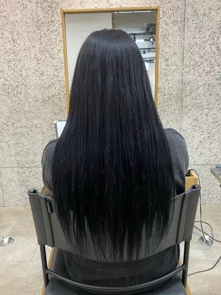 ロング 佐藤 森夏のヘアスタイル