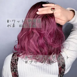 ミディアム カラー パーマ ヘアアレンジ メンズ キッズ ネイル マツエク・マツパ 🫧代表/新宿駅近/ 限定価格🫧田辺貴裕のヘアスタイル