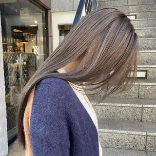 ロング カラー 艶カラー×似合わせ カットshihomiのヘアスタイル
