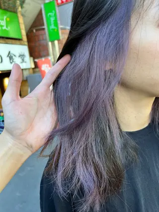 セミロング カラー 【髪質改善/縮毛矯正 /カラー】ホサカのヘアスタイル