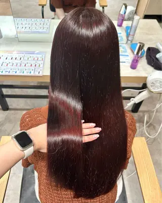 ロング カラー 透明感カラー、ネイル COCORO🎀☘️のヘアスタイル