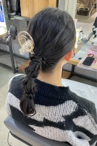ロング ヘアアレンジ 菊地 紗矢のヘアスタイル