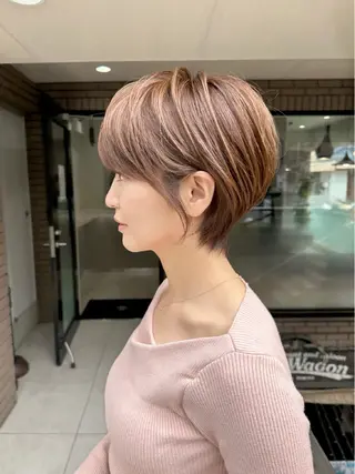 ショート nex the salon coall所属・🫧似合わせショート イシダ🫧のヘアスタイル